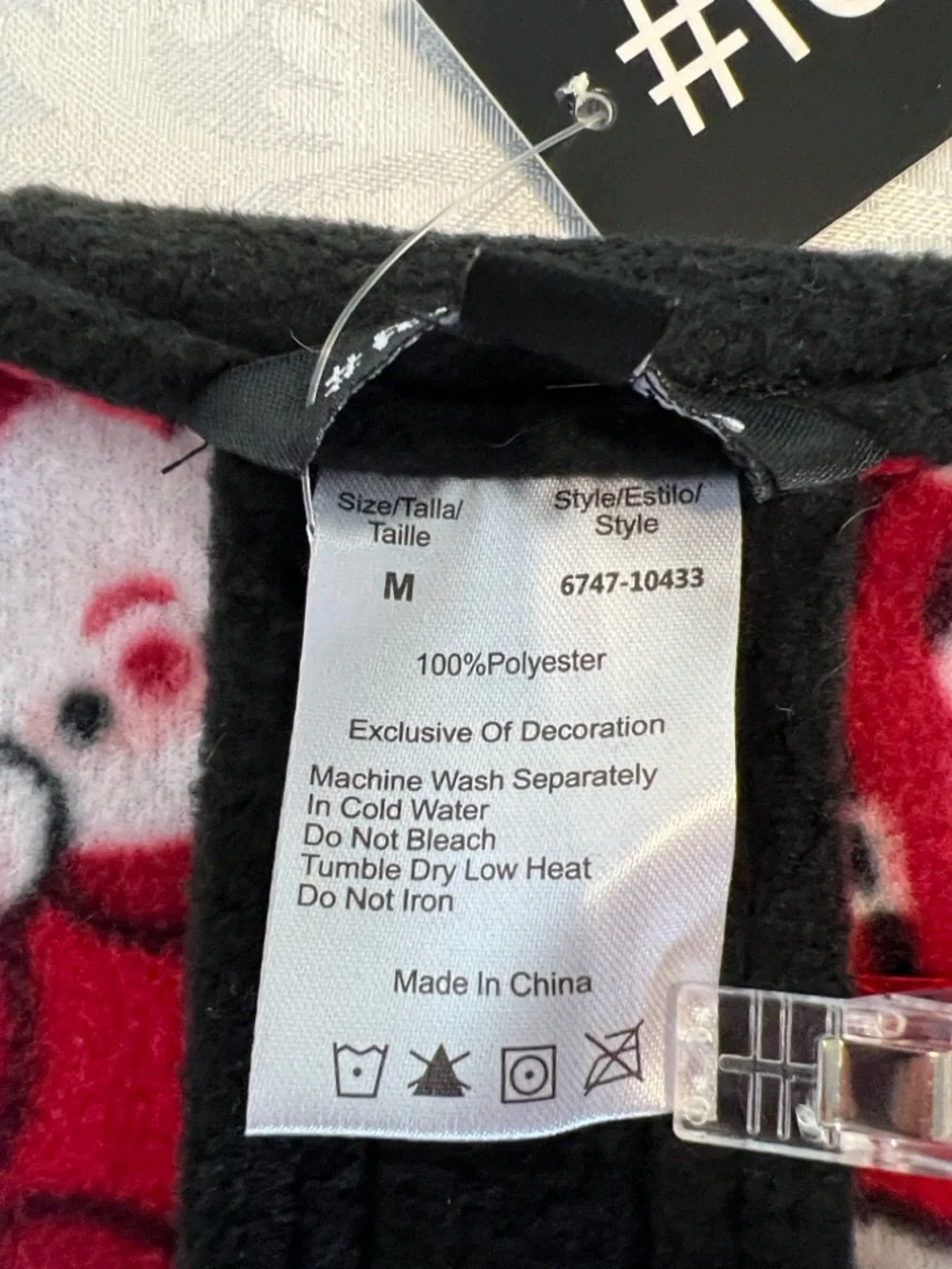 Santa Face Red Holiday Fleece Pet Vest - NWT